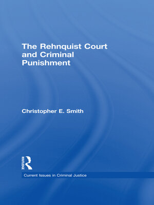 cover image of The Rehnquist Court and Criminal Punishment